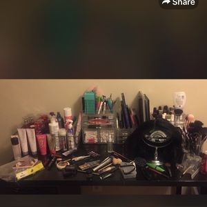 All makeup and hair products in the photo
